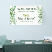 Dancing Blätter - Hochzeitsempfang mit Banner (Messeveranstaltung)