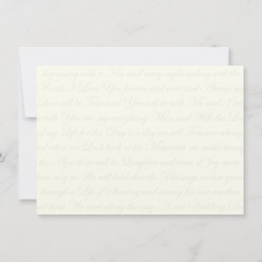 Dancing Blooms Autumn Tree Danke Flat Card (Rückseite)