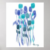 "DANCING BLUME" POSTER (Vorne)