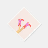 Dancing Boots Cocktail Napkin Serviette (Ecke)