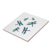 Dancing Bugs Türkis Dragonfly Fliese (Seite)