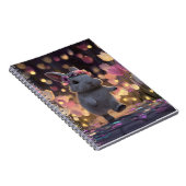 Dancing Bunny Twilight Tulip Notebook Notizblock (Rechte Seite)