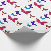 Dancing Butterflies Packpapier (Ecke)