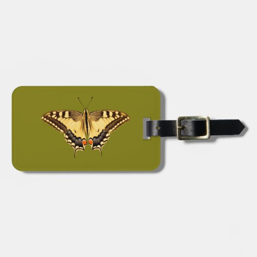 Dancing Butterfly Gepäckanhänger (Vorderseite horizontal)