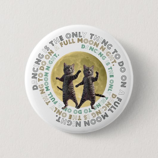 dancing cats-1 button (Vorderseite)