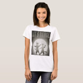 dancing cats-2-BW T-Shirt (Vorne ganz)