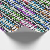 Dancing Cats Wrapping Paper Geschenkpapier (Ecke)