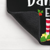 Dancing Christmas Elf Matching Pajama X-mas Party Mousepad (Ecke)