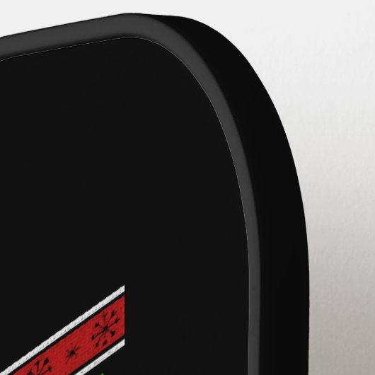 Dancing Christmas Pickleball Schläger (Linke Seite)