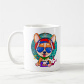 Dancing Corgi Kawaii Niedlich Kaffeetasse (Links)