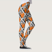 Dancing Couple Ballroom Retro Print Leggings (Rechts)
