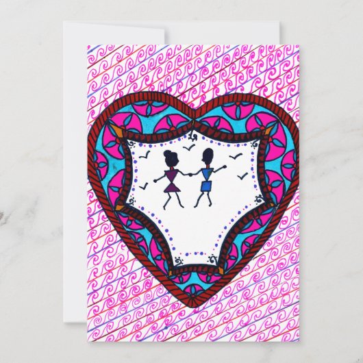 Dancing Couple Feiertagskarte (Vorderseite)