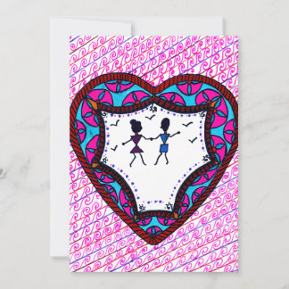 Dancing Couple Feiertagskarte