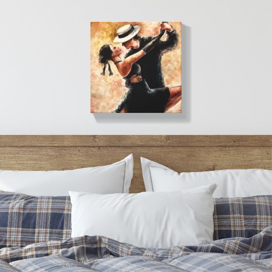 Dancing Couple Leinwanddruck (Insitu (Schlafzimmer))