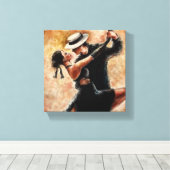 Dancing Couple Leinwanddruck (Insitu (Holzboden))