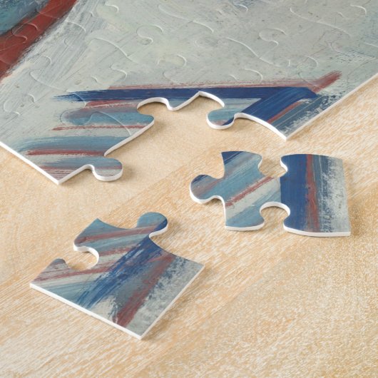 Dancing Couple Modern Art Puzzle (Seite)