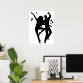 Dancing Couple Poster (Heimbüro)