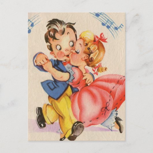 Dancing Couple Postkarte (Vorderseite)