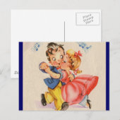 Dancing Couple Postkarte (Vorne/Hinten)