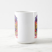 Dancing Coyote Cowboys Western Folk Art Kaffeetasse (Mittel)