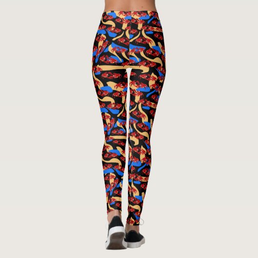 Dancing Crabs Leggings (Rückseite)