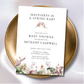 Dancing Cranes Spring Orchids Kinderdusche Einladung