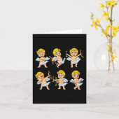 Dancing Cupids Dance Challenge Valentinstag Boys Karte (Gelbe Blume)