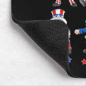 Dancing Dabbing Onkel Sam 4. Juli Jungs Mädchen K Mousepad (Ecke)