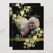 Dancing Daisies/ 50 Jahre Einladung (Vorne/Hinten)