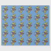 Dancing Dalas Wrapping Paper Geschenkpapier (Flach)