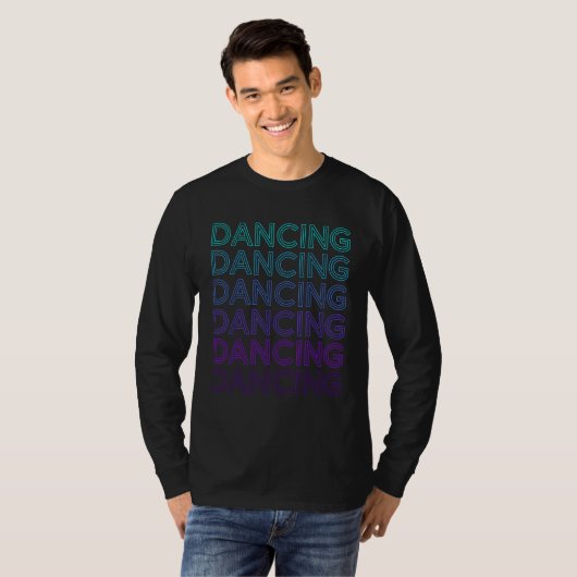 Dancing Dancer Retro T-Shirt (Vorne ganz)