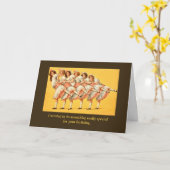 Dancing Days Over Card Karte (Gelbe Blume)