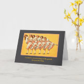 Dancing Days Over Card Karte (Gelbe Blume)