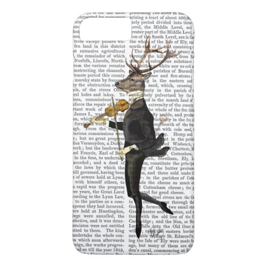 Dancing Deer mit Violine Case-Mate iPhone Hülle (Rückseite)