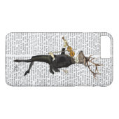 Dancing Deer mit Violine Case-Mate iPhone Hülle (Rückseite (Horizontal))