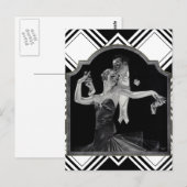 Dancing Deko Postkarte (Vorne/Hinten)