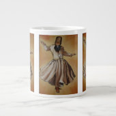 Dancing Dervous Ottoman Dynastie Art Jumbo-Tasse (Vorderseite)
