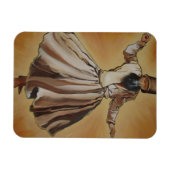 Dancing Dervous Ottoman Dynastie Art Magnet (Horizontal)
