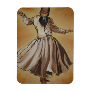 Dancing Dervous Ottoman Dynastie Art Magnet