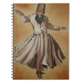 Dancing Dervous Ottoman Dynastie Art Notizblock (Vorderseite)