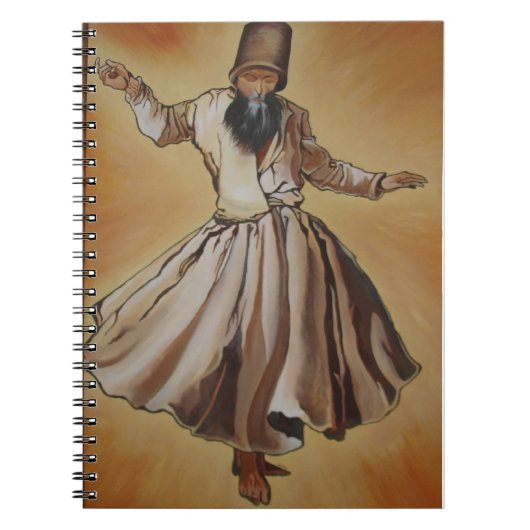 Dancing Dervous Ottoman Dynastie Art Notizblock (Vorderseite)