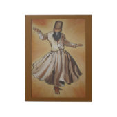 Dancing Dervous Ottoman Dynastie Art Notizblock (Rotiert)