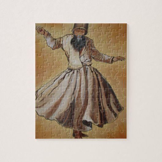Dancing Dervous Ottoman Dynastie Art Puzzle (Vertikal)