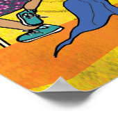 Dancing Devas - Kambodschanische Kunst Poster (Ecke)