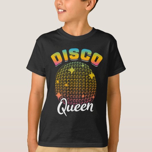Dancing Disco Queen 70s 80s 90s Music T-Shirt (Vorderseite)