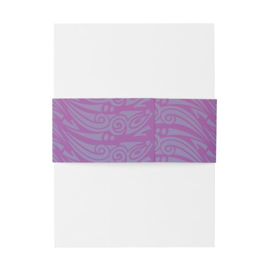 DANCING DOLPHINS Bat Mitzvah Einladung Wrap Band (Rückseitenbeispiel)