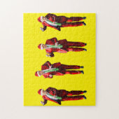 Dancing Donald Trump Christmas Jigsaw Puzzle (Vertikal)