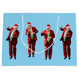 Dancing Donald Trump WeihnachtsMAGA Große Geschenktüte
