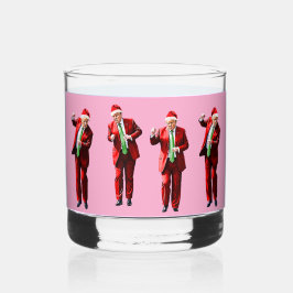Dancing Donald Trump WeihnachtsMAGA Whiskyglas