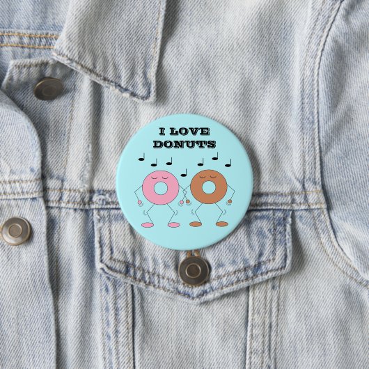 Dancing Donuts Blue Button (Beispiel)